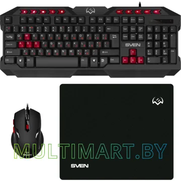 Комплект клавиатура + мышь с ковриком SVEN GS-9200